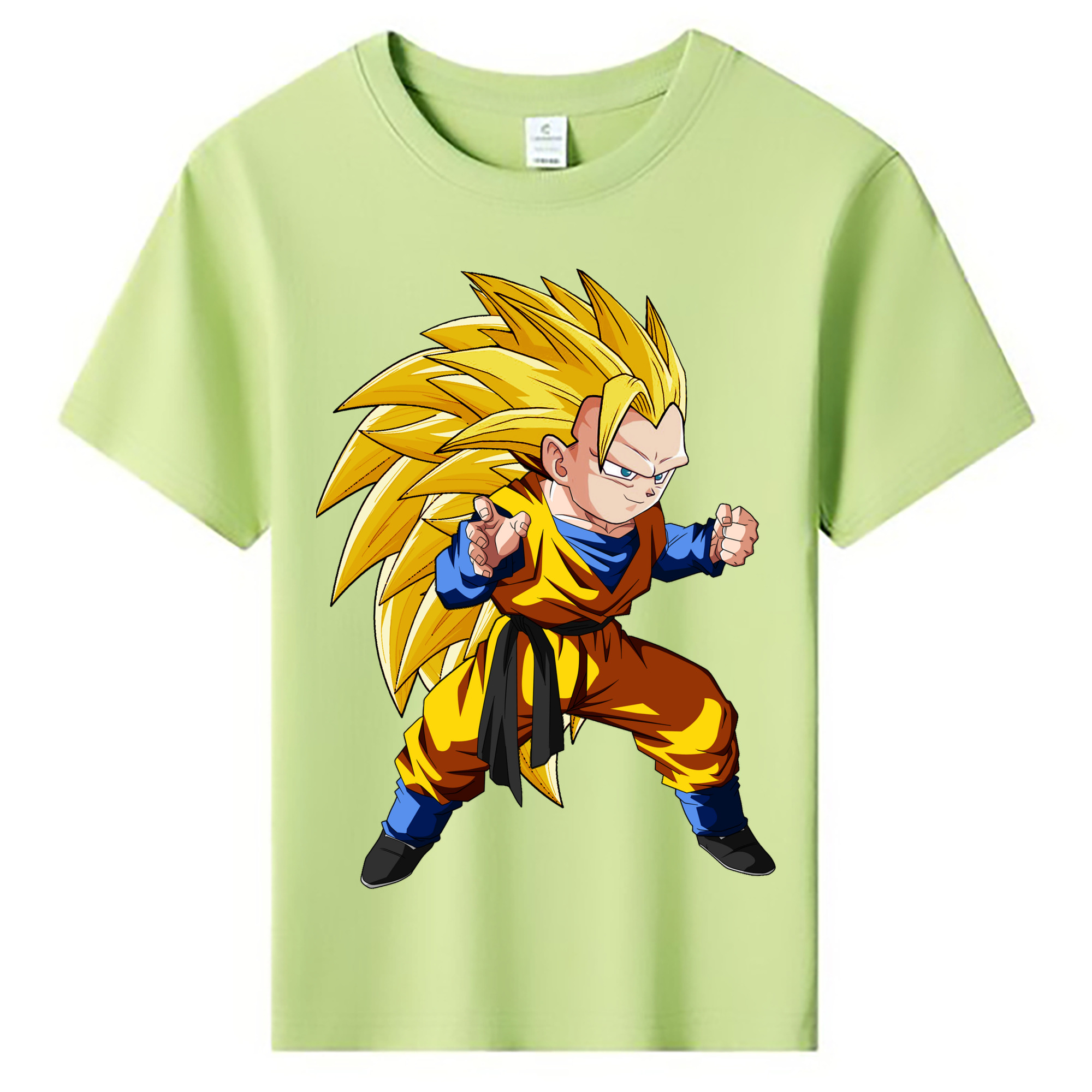 （画像用） ドラゴンボール ベジータ四世（Bejīta Yonsei）DRAGON BALL Vegeta IV 綿100％キッズTシャツ（フロントプリント）